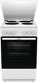 Produktbild: Gorenje Elektro Standherd GE5A23WH | 50 cm | 74 l Backofen | 4 Kochplatten | Pizza-Funktion | AquaClean | A | Weiß, A (Spektrum:  bis D)