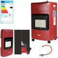Produktbild: Gasheizung Heizung Camping 4200W Gasofen Kamin klappbar Heizstrahler Rot - R01