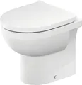 Produktbild: Duravit No.1 Stand-WC, rimless, 370x480mm, Abgang waagerecht, 2184090000, Farbe: