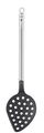 Produktbild: RÖSLE Basic Line Schaumlöffel, mit Rundgriff und Aufhängeöse, Edelstahl 18/10, PPA, spülmaschinengeeignet, Silberfarben / Schwarz