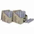 Produktbild: 2 x 25 Stabkerzen Grau 100 x 22 mm Kerzenfarm Kerzen Candle Set