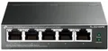 Produktbild: TP-Link TL-SG105PE 5-Port-Gigabit-Easy-Smart-Switch mit 4 PoE+-Ports, 5x10/100/1000Mbit/s RJ45-Ports, schwarz