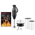 Produktbild: ESGE-Zauberstab M 200 BBQ 98215 | Stabmixer schwarz mit bis zu 17.000 U/min, 200W, inkl. Zerkleinereraufsatz - Schwarz