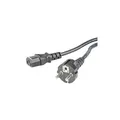 Produktbild: Hama 00029934 Kaltgeräte-Zuleitung Schutzkontakt-Stecker-3pol.-Kupplung 1,50m