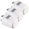 Produktbild: revolt Heizkoerperthermostate: 3er-Set Programmierbare Universal-Heizkörper-Thermostate, Display (Digitales Heizkörperthermostat, Thermostat-Heizkörperventil)