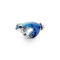 Produktbild: PANDORA Moments Metallic-Blaues Gecko Charm aus Sterling Silber, Kompatibel Moments Armbändern, 792701C01