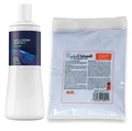 Produktbild: Wella Welloxon Perfect Creme Oxydant 1000ml + Capelli Biondi Blondierpulver 500g
