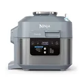 Produktbild: Ninja Speedi Multikocher, 5,7L, 10-in-1 Multicooker, Airfryer Heißluftfritteuse, Slow Cooker Langsamkochen, Geschenk für Männer/Frauen, Meersalzgrau ON400EU