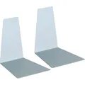 Produktbild: Alco Buchstütze 4304-29, keilförmig, grau, 12 x 14cm, aus Metall, 2 Stützen, 2 Stück
