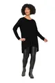 Produktbild: Angel of Style Longshirt, Bequeme, streckende Passform. Rundhalsausschnitt, Langarm. Gerundeter Saum, hinten länger.