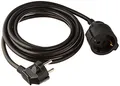 Produktbild: Meister Kunststoff-Verlängerungskabel 3 m – für innen (IP20) – Schuko-Kupplung – schwarz