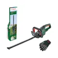 Produktbild: Bosch Akku-Heckenschere UniversalHedgeCut 18V-50 (ohne Akku, 18-Volt-System P4A, Bürstenloser Motor, Messerlänge 50 cm, mit XL-Gartenhandschuhen inklusive im Karton) – Amazon Edition