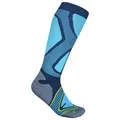 Produktbild: Bauerfeind Sports - Ski Performance Compression Socks - Kompressionssocken 44-46 - L: 41-46 cm | EU 44-46 blau