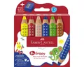 Produktbild: Faber-Castell Buntstift FABER-CASTELL Buntstifte Grippy mit Spitzer 6 Stück