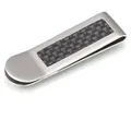 Produktbild: DonDon® Herren Geldscheinklammer Carbon Look - Silber