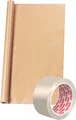 Produktbild: Herlitz Packpapierrolle 5 x 1 m + 1 Rolle Packband transparent