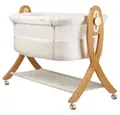 Produktbild: BabyGo Beistellbett BabyGo Beistellbett SidebySide Baby Wiege Creme, Beistellbett und Wiege in einem