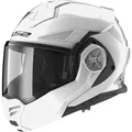 Produktbild: Motorrad Helm S - LS2 Advant X Solid FF901 Klapphelm - weiß