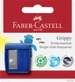 Produktbild: FABER-CASTELL 181783 - Anspitzer Grippy mit Schneidschutz, blau, Spitzer Kinder