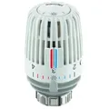 Produktbild: Heimeier Thermostatkopf K v. 6-28 Grad °C, Skalenhaube weiß RAL 9016 mit 2 Sparclips
