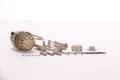 Produktbild: HEIMEIER Thermostatkopf K/F 30x1,5 gold/messing mit Fernfühler 1,25m - 6001-00