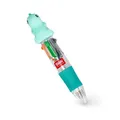 Produktbild: LEGAMI - Mini-Kugelschreiber 4 Farben, Mini Magic Rainbow, 4-Farben-Tinte, Grün, Blau, Orange, Schwarz, Spitze 1 mm, ergonomischer Griff aus Silikon, Durchmesser 2,3 cm, Höhe 10 cm, Dino