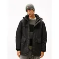 Produktbild: Tommy Jeans Parka TJM CITY READY wasserabweisend, relaxed fit, mit fester Kapuze, Winterjacke schwarz M (48)