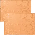 Produktbild: Erwin Müller Tischset Greven 2er-Pack abwaschbar orange Größe 35x50 cm