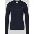 Produktbild: Gant Strickpullover mit Label-Detail in Marine, Größe M