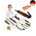 Produktbild: QeeHeng 11-teiliges Starter-Set für Kinder mit Hammer, Kindersicherung, Zange,