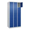 Produktbild: C+P Schließfachschrank Classic PLUS 3 Abteile 1850x900x500mm 7035/5010