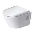 Produktbild: DURAVIT DNeo Wand Hänge WCSet Compact Tiefspüler Rimless Weiß WC Sitz 45870900A1