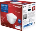 Produktbild: Duravit D-Neo Wand-WC Set, mit Wand-WC Compact, inklusive abnehmbare WC-Sitz,