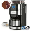 Produktbild: Barista Kaffeemaschine mit Mahlwerk mit verstellbarem Mahlwerk Thermoskanne 24h Timer & Permanentfilter, Kaffeemaschine für Bohnen & Pulver,  mit Isolierkanne,  1000W schwarz 26.5 cm x 43 cm x 22 cm