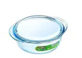 Produktbild: Pyrex Essentials Glas runder Auflauf Hohe Beständigkeit 1,1 L (+ 0,3 L Deckel)
