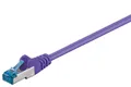 Produktbild: Goobay CAT 6A Patchkabel, S/FTP (PiMF), Violett 93855