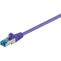 Produktbild: Goobay - Cat 6a Patchkabel, S/ftp (pimf), Violett, Kupferleiter (cu), Halogenfreier Kabelmantel (lszh). Kabellänge 7.5 M
