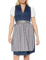 Produktbild: Stockerpoint Damen Amalie2 Midi Midi Dirndl, dunkelblau grau, 44