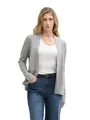 Produktbild: Cardigan mit feiner Struktur, Gr. XXL (44), Silver Grey Melange