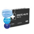 Produktbild: KFZ-Verbandkasten nach aktueller DIN 13164 [EUROPAWEIT GÜLTIG] gemäß StVZO | inkl. 2 med. Gesichtsmasken | Erste Hilfe Set, Kasten, Verbandskasten Auto, PKW
