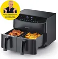 Produktbild: Rachs KOCHWERK Heißluft-Fritteuse Doppelkorb 2x 3,5l 2400W schwarz