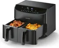 Produktbild: Rachs KOCHWERK Doppelkammer Heißluftfritteuse 7L | Digitaler Airfryer mit Touchs