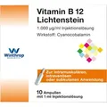 Produktbild: Vitamin B12 1.000 μg Lichtenstein Ampullen 10X1 ml