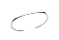 Produktbild: Tony Fein Armreif Schlicht 925er Silber 3-4 mm Hochglanzpoliert Massiv, Made in Italy für Damen und Herren