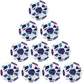 Produktbild: Jako 10er Ballpaket Fußball Light Lightball Iconic Gr.4 350g - 2373