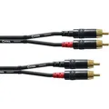 Produktbild: Cordial Audiokabel CFU 0,6 CC, 10585, 0,6m, 2x Cinch / 2x Cinch, Stereo