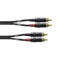 Produktbild: Cordial CFU 0.6 CC Cinchkabel 0,6 m - Audiokabel