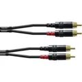 Produktbild: Cordial CFU 0,6 CC Audio Adapterkabel [2x Cinch-Stecker - 2x Cinch-Stecker] 0.60