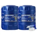 Produktbild: 40L MANNOL Defender 10W-40 API SL/CF Öl Motoröl MN7507-20 inkl. Auslaufhahn