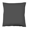 Produktbild: fleuresse 9200 Colours Interlock Jersey Kissenbezug aus 100% Baumwolle, Oekotex Standard 100, 40 x 40 cm, anthrazit